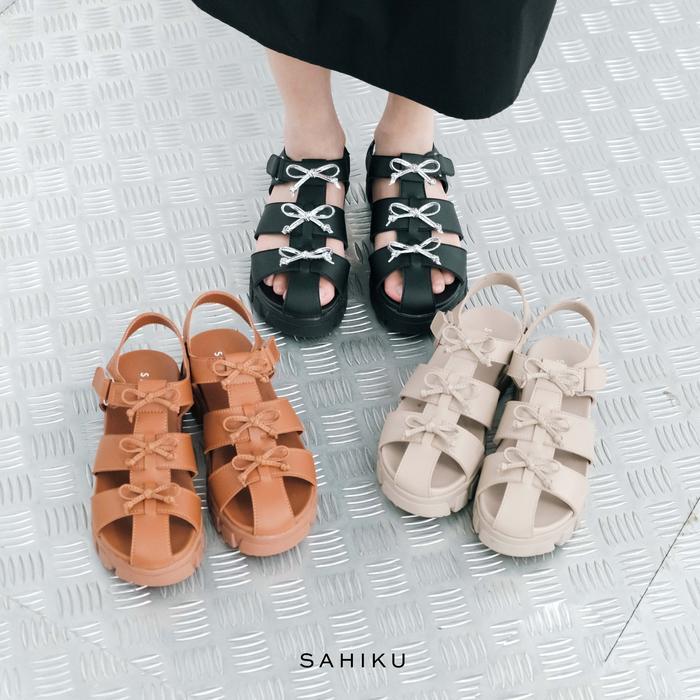 Sahiku - Daphne Sepatu Sandal Chunky Sandal Casual Sandal Wanita Sepatu Sandal Platform Cewek
