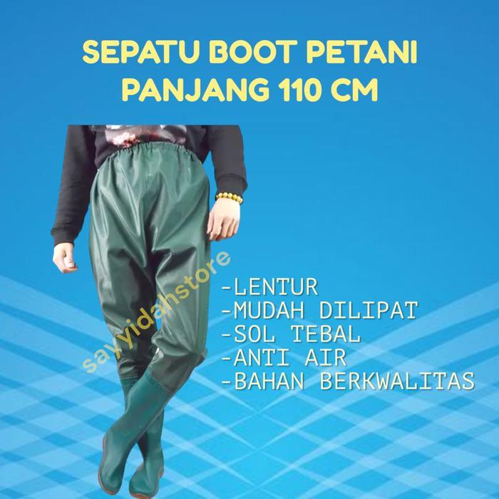 HS7 BOOTS KARET PANJANG 110CM SEPATU SAWAH SEPATU BOOTS KARET PANJANG LIMITED EDITIONTX289