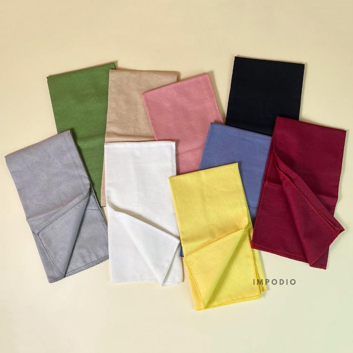 35jnw- Linen Napkin Plain Color - Kain Linen Warna Polos - Props Impodio