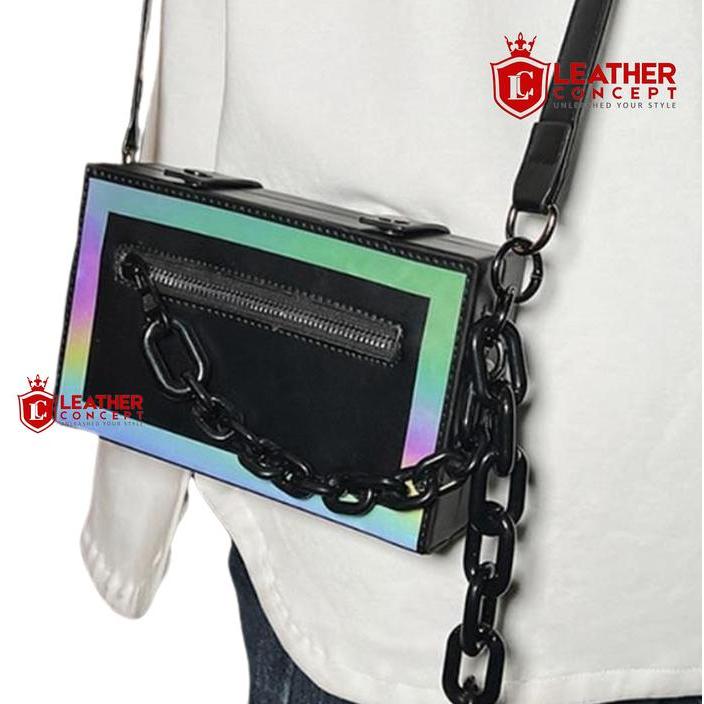 Eiger Adventurre Store - Concept Rainbow Tas Selempang Pria Kulit Tas Pria Kecil Tas Jalan Pria