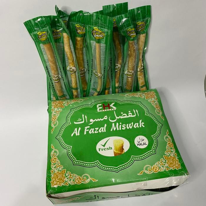 DAYDAY- Siwak/Miswak Al-Fazal Berukuran Besar 8 Inch/15Cm Bisa Membersihkan Gusi Mulut Sikat