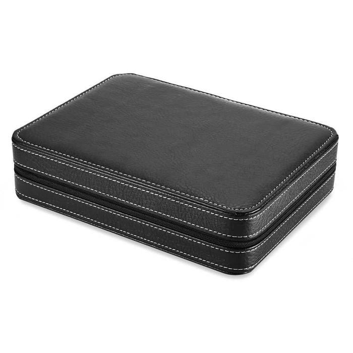 KOTAK TEMPAT JAM TANGAN DISPLAY BAHAN KULIT 8 GRID - L-001