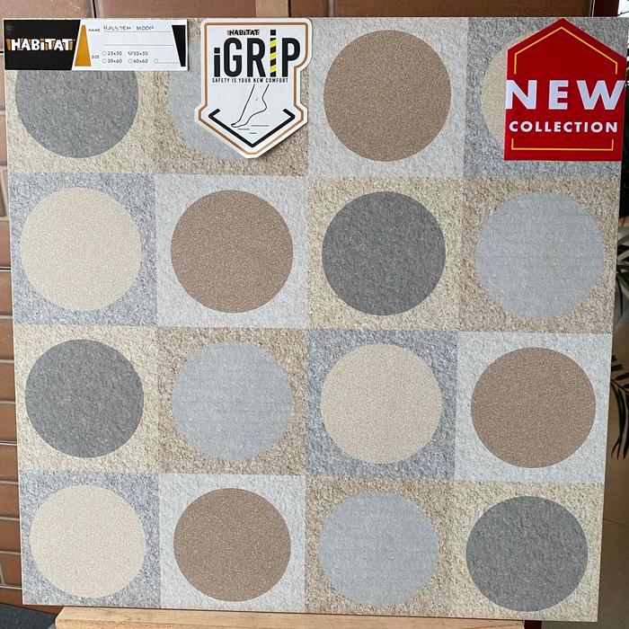 IDXXX- Habitat Halsten Moon 50X50 Keramik Lantai Kamar Mandi