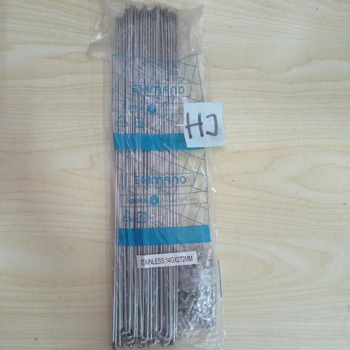 Ruji Spoke Jari Jari Stainlees Steel 272 Mm Chrome 27.5 27 5