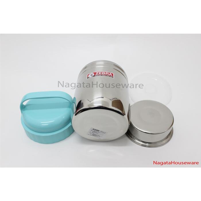 Rantang Tunggal Stainless / Rantang Zebra / Rantang Stenlis Double Wall Loop Han Pot 151124 Zebra