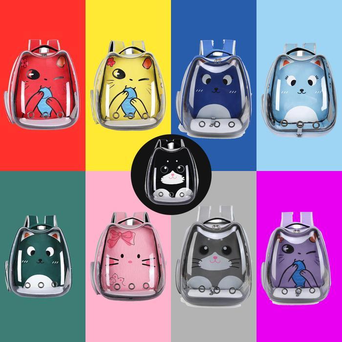 Ransel Kucing Astronot Transparan Tas Astronot Kucing Besar Pet Accessories