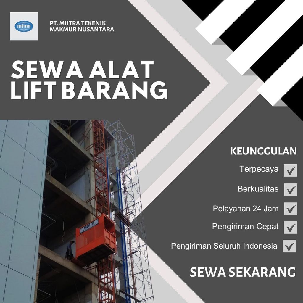 Sewa Lift Barang Cirebon – Lift Barang Proyek Bangunan