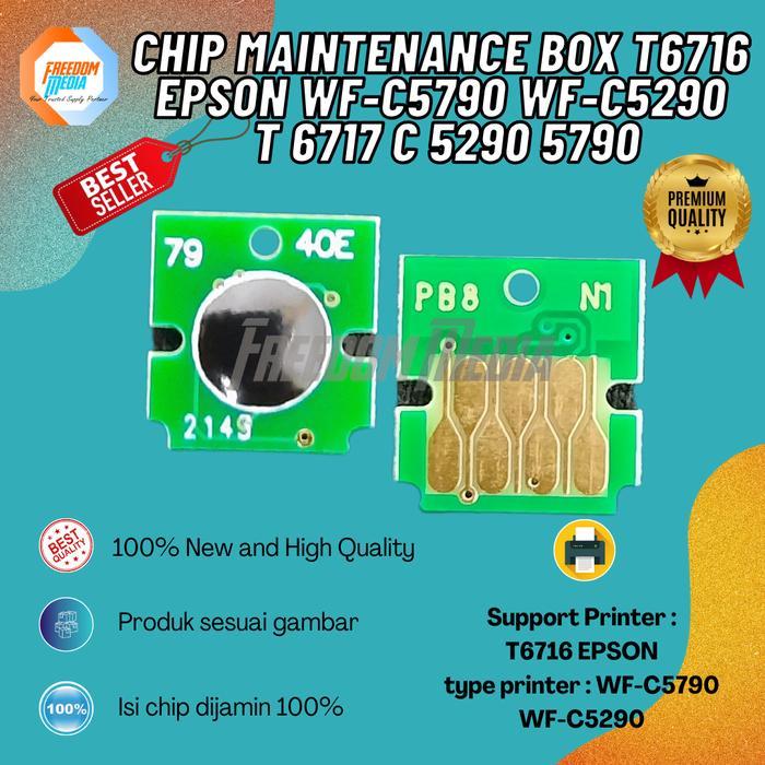 CHIP MAINTENANCE BOX T6716 EPSON WF-C5790 WF-C5290 T 6717 C 5290 5790