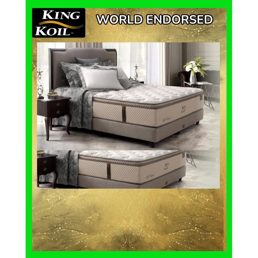 King Koil Kasur Springbed World Endorsed Full Set 180X200 Bed Set Ohio