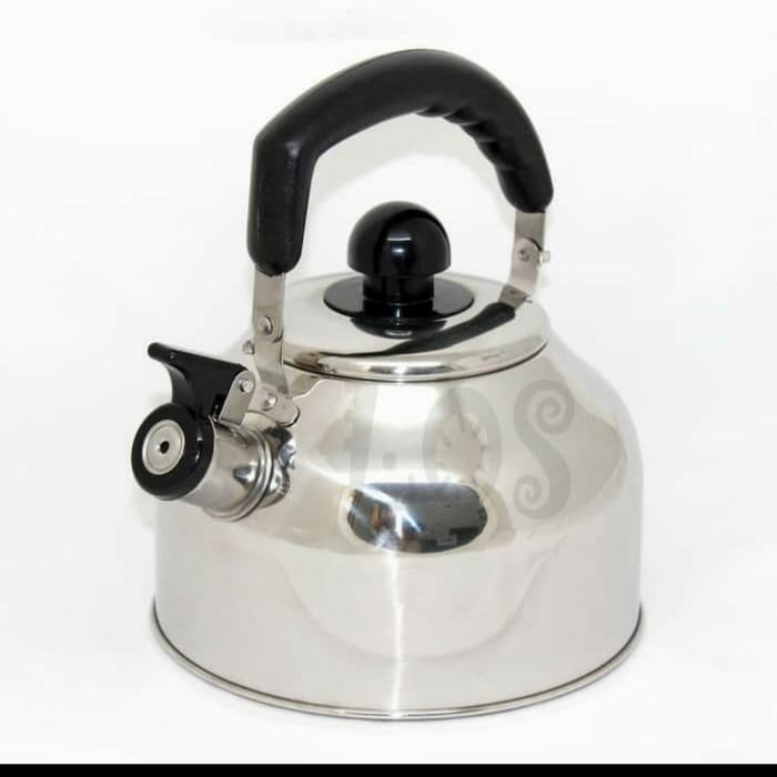 teko bunyi siul stainless 3 liter DIJAMIN TEBAL / kettle ketel bunyi pemanas masak air stainless