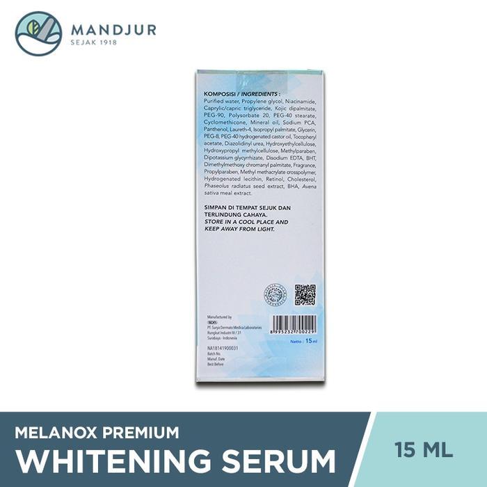 Melanox Premium Whitening Serum 15 Ml - Serum Pencerah Kulit Wajah