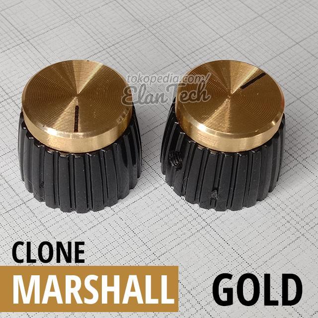 News Knob Potensio Marshall Clone Gold Knop Ampli - Efek Gitar Elantech
