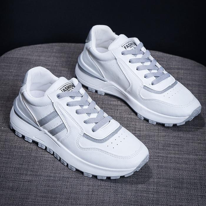 Sepatu Sneakers Wanita Cewek Casual Putih Kets Import Kasual Fashion