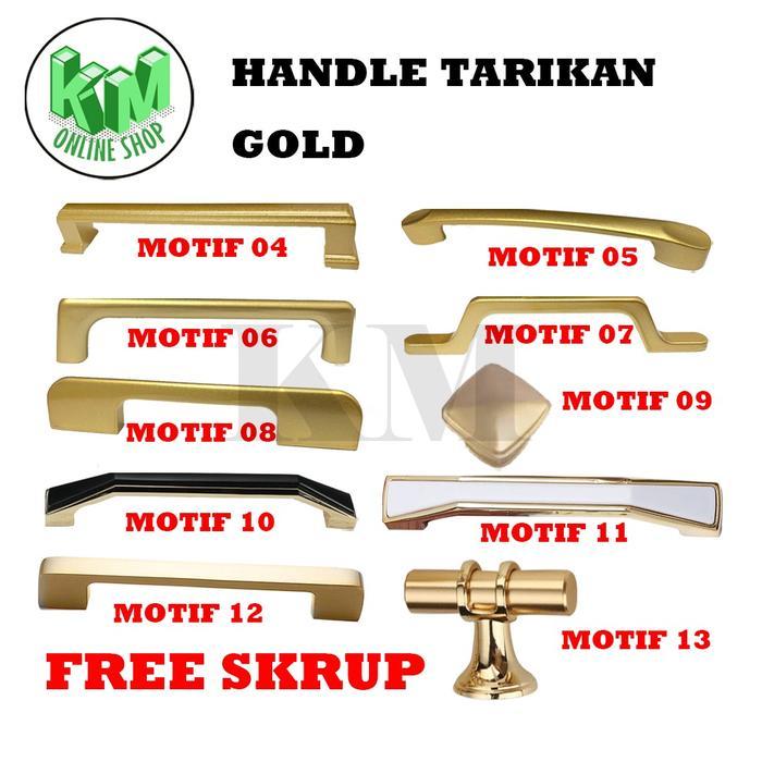 Tarikan Laci Emas / Lemari / Tarikan Handel Laci / Lemari Emas