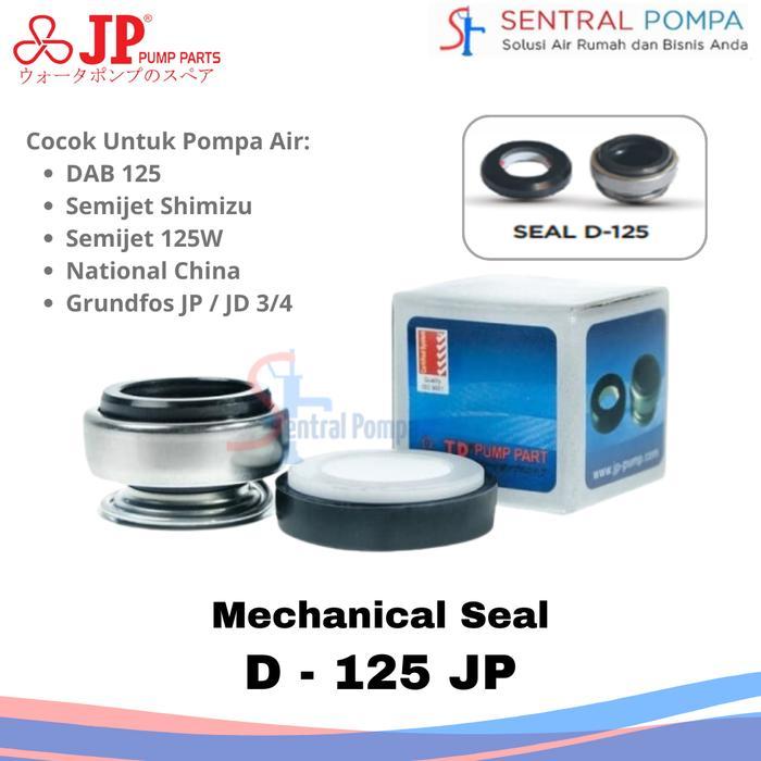 Seal D 125 JP Mechanical Seal / Shaft Seal D125 sil Pompa Air DAB Grundfos Shimizu Sentral Pompa