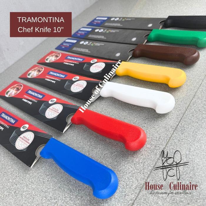 ydle- Tramontina Chef Knife 10" Professional Master 10 Inch Chef Meat Knife
