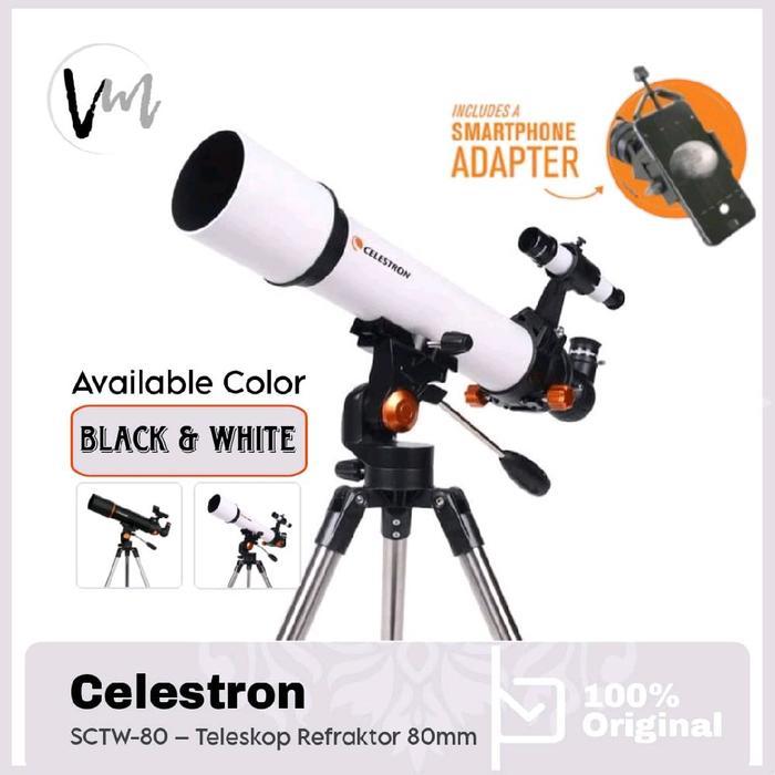 CELESTRON TELESCOPE ASTRONOMICAL - SCTW - 80 - TEROPONG BINTANG