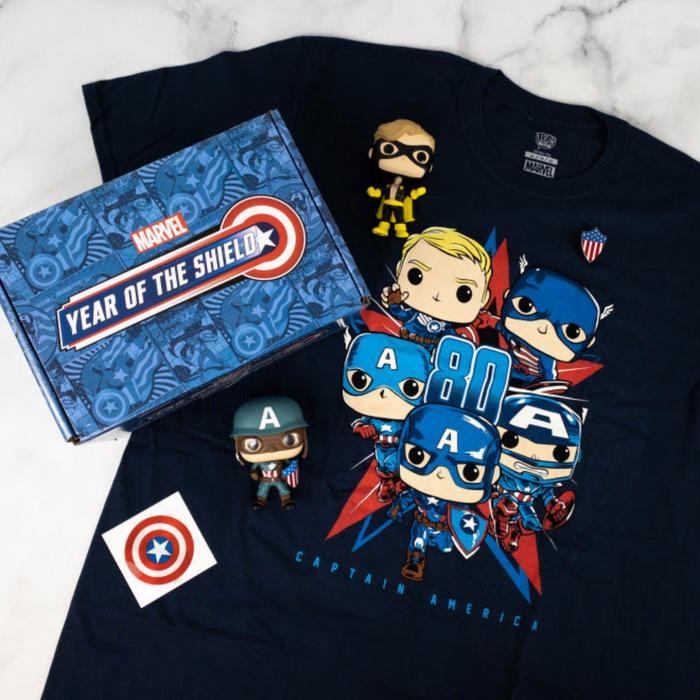 Funko POP Marvel Collector Corps Year of the Shield - Captain America
