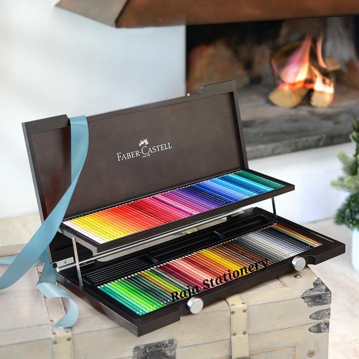 Faber Castell 120 Colour Pencils Polychromos Wood Case Limited