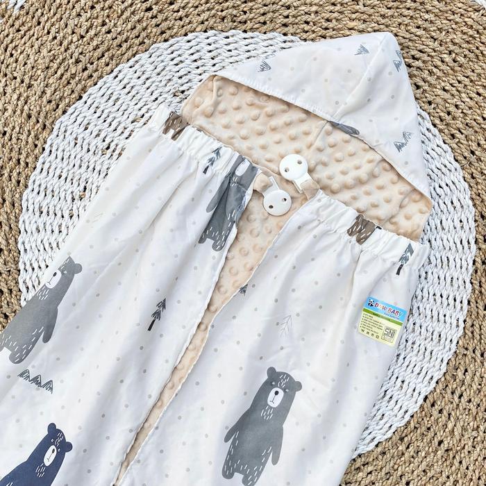 BBYY- Selimut Bayi Baru Lahir Selimut Topi Bayi On The Go Blanket Selimut On The Go Bayi -