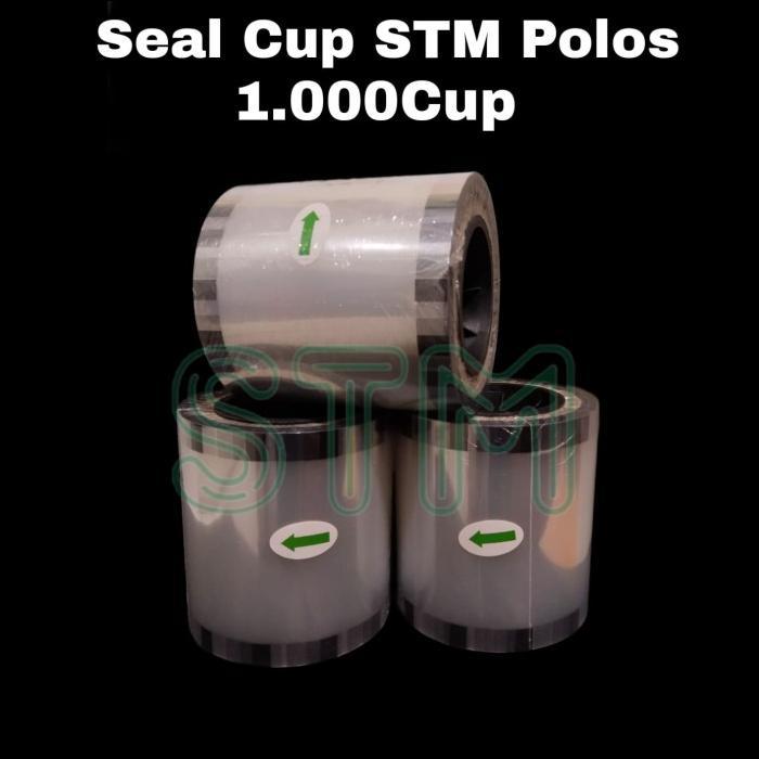 Plastik Seal Cup polos/roll plastik bening/tutup mesin cup sealer