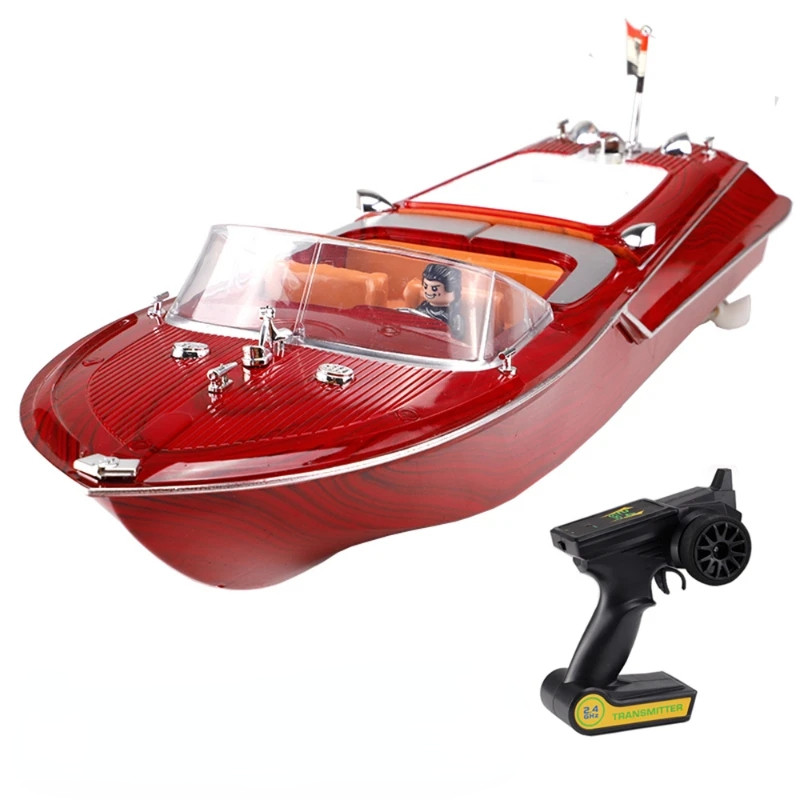 - Rc Boat Yacht Classic Vintage Yacht Speed Boat Model Large Electric