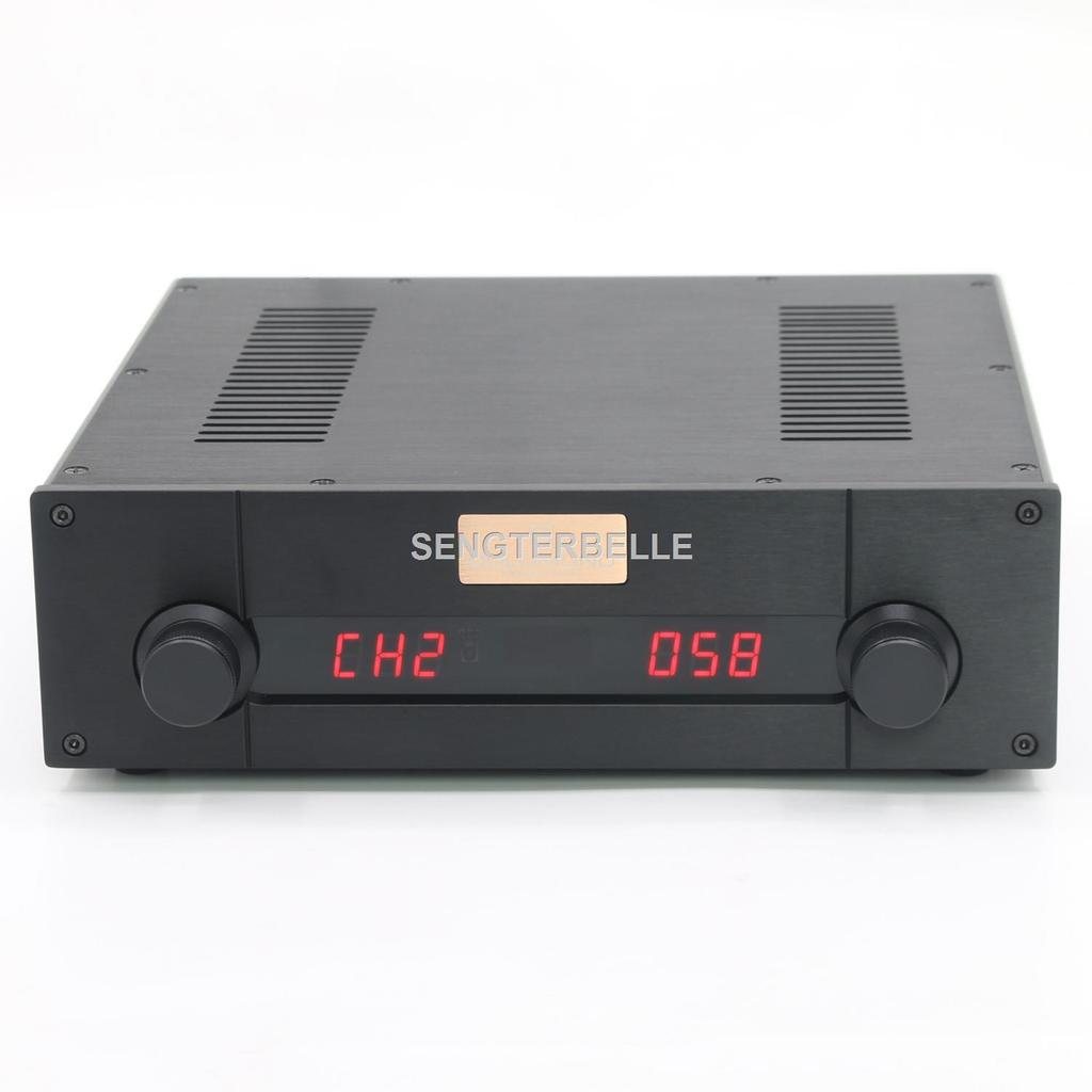 PROMO  HiFi Remote Control Volume Preamp PSVANE 12AU7-S  Tube Stereo Preamplifier Base On CARY-SLP90