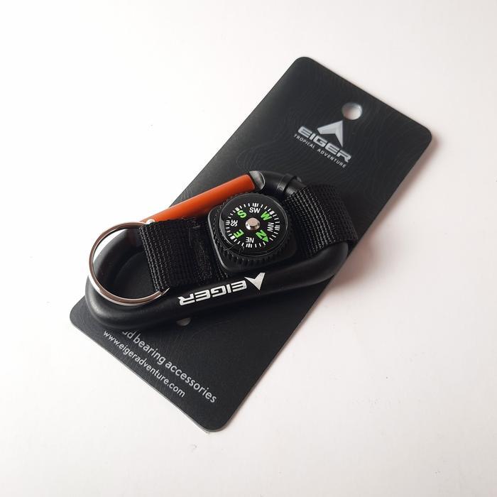 ACCESORIES EIGER 2174 CARABINER 8MM PEAR SHAPE WSTRAP COMPAS - ACC