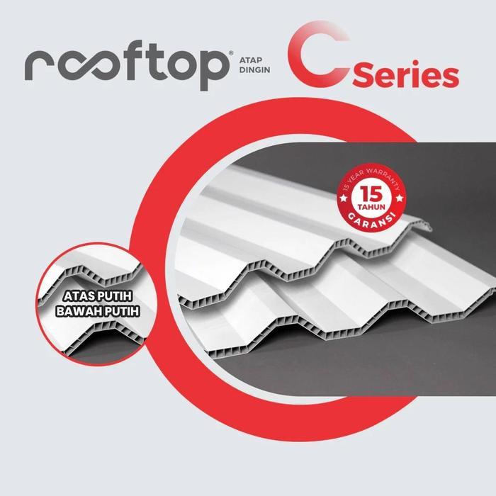 Atap Upvc Rooftop C-Series C Series Dingin Rumah Gedung Ruko 5 Meter