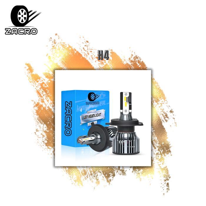 Zacro Lampu Led Mobil Dan Motor H4/H8/H9/H11 Lampu Mobil Led Super Terang Lampu Putih Jauh Dan Dekat