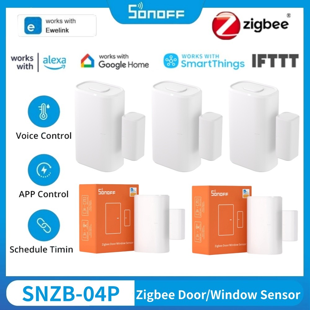 SONOFF SNZB-04P Sonoff Zigbee Door Sensor SNZB 04P 5Years Battery Life Support Alexa Google Home