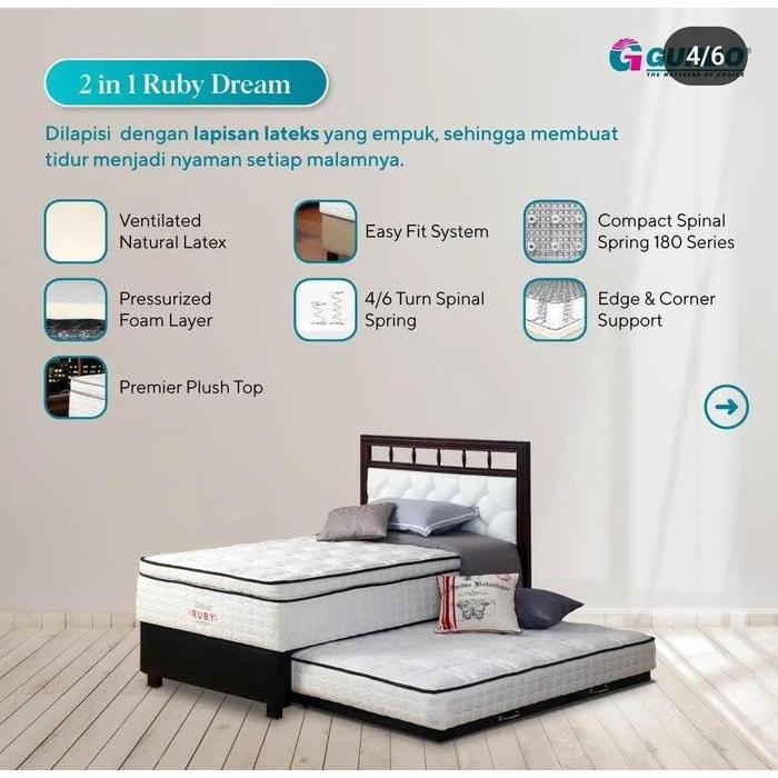 Guhdo Ruby Dream 2 In 1 - 160X200 - Fullset Mendallion