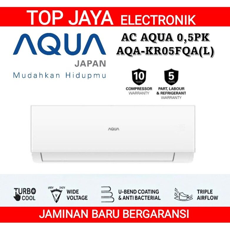 AC AQUA 1/2PK/AQUA AC 1/2PK BARU BERGARANSI RESMI