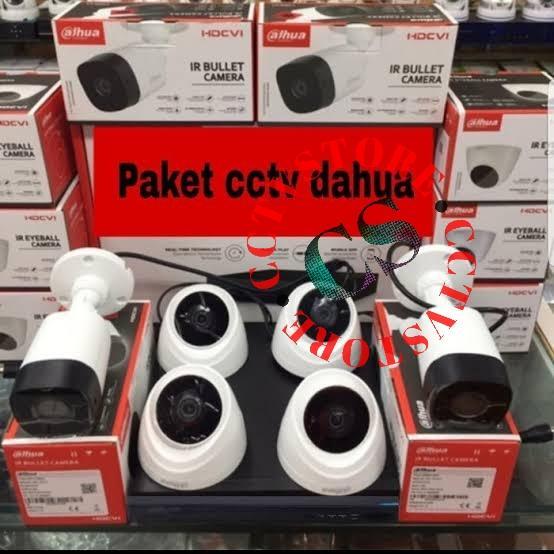 Paket Cctv 8 Channel 6 Kamera Dahua 2Mp 1080P Paket Cctv 6Ch Dahua 2Mp