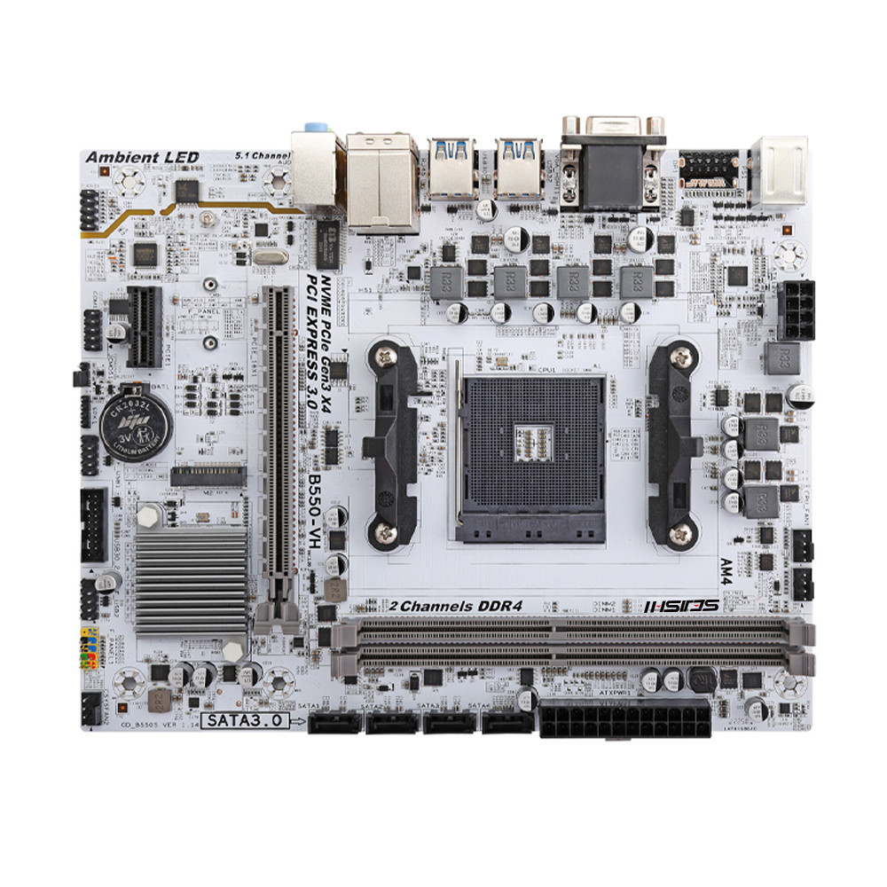 Sjs Amd B550M Motherboard + Amd Ryzen 7 5700X R7 5700X 3.4