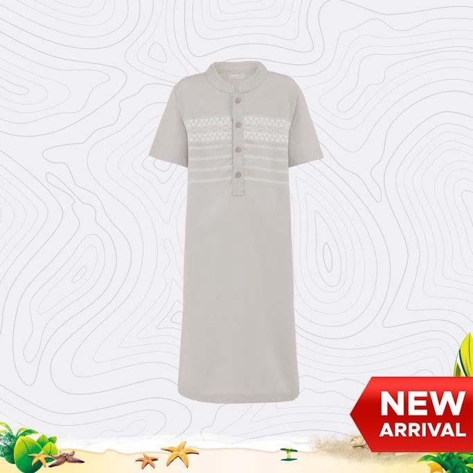 DISKON Cressida Koko Tunik Kids Boy Cream - UB405Q READY STOCK