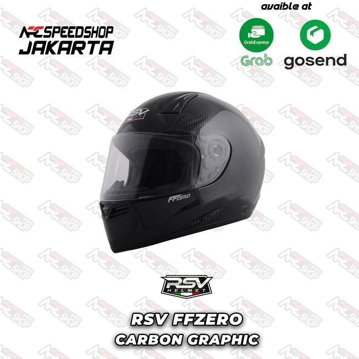 Helm Full Face RSV FFZERO Carbon Graphic - Helmet Motor FF Zero