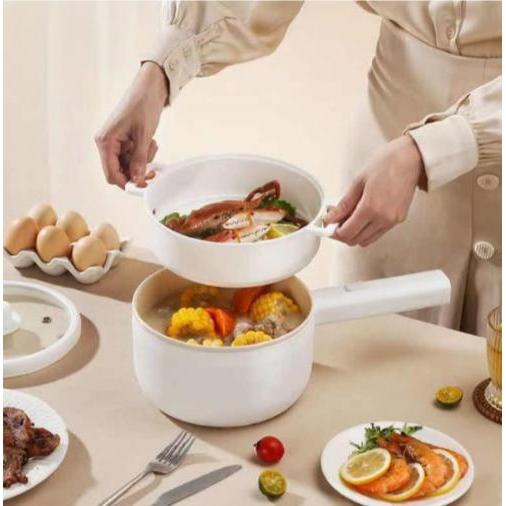 Ini Murah Panci Listrik Serbaguna Anti Lengket Low Watt Advance Panci Listrik Portable Mini