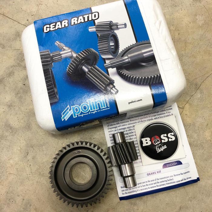 Secondary Gear Ratio Polini 3V Vespa Sprint Primavera GTS S LX LXV