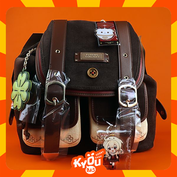 Klee Theme Brown Big Backpack - Genshin Impact