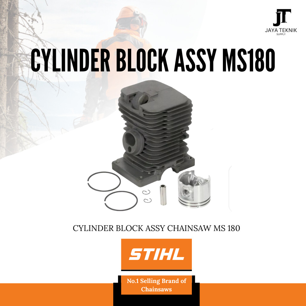 Cylinder Block Assy Chainsaw MS 180