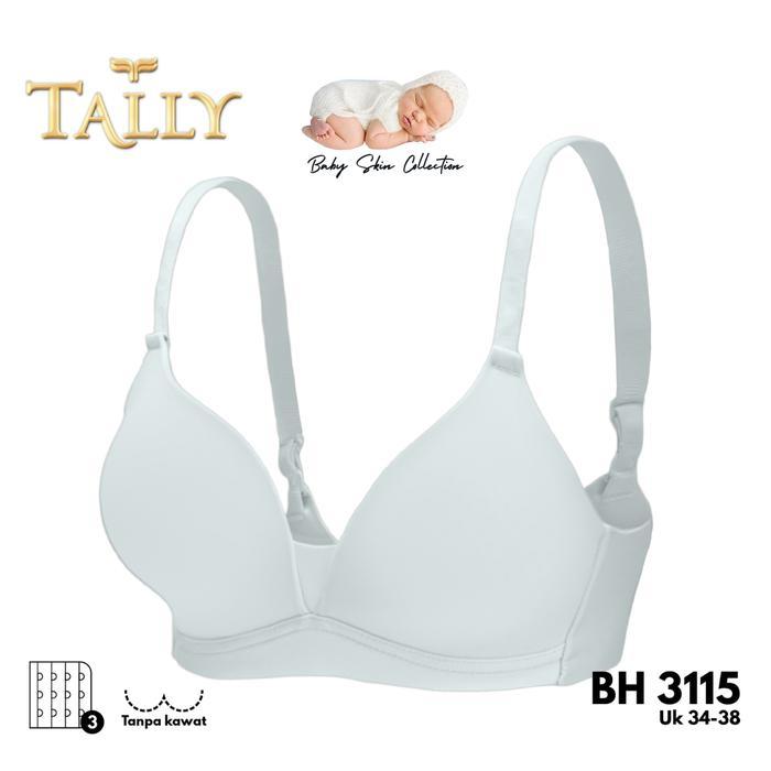 Promo Tally Sarwendah 1 Pcs Atau 2 Pcs Bh 3115 Bra Wanita Dewasa / Remaja Tanpa Kawat Busa Tipis
