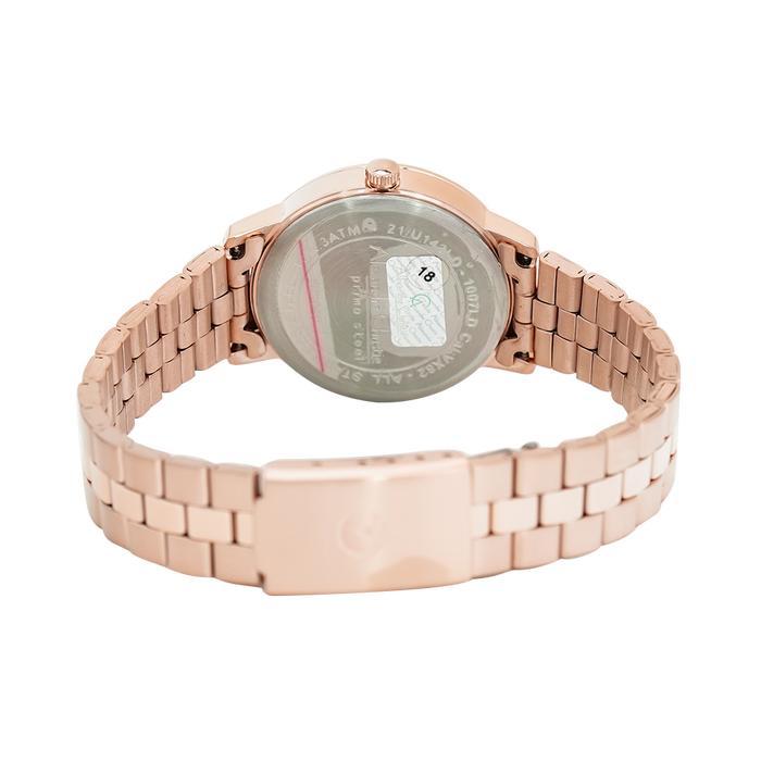 JAM TANGAN WANITA ALEXANDRE CHRISTIE PRIMO STEEL AC 1007 LDBRGLN ROSE DIAL ROSE GOLD STAINLESS STEEL