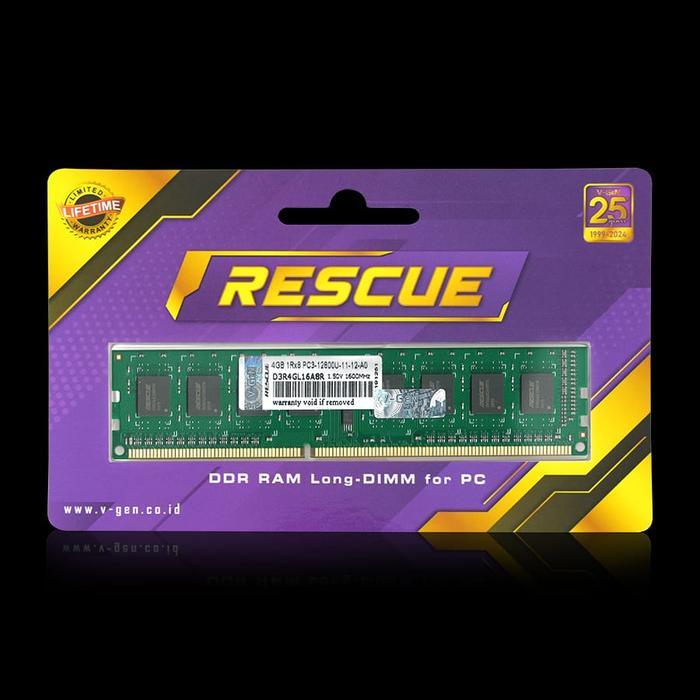 V-GEN RAM DDR3/DDR3L 4GB 12800 RESCUE LONGDIMM - MEMORY RAM PC VGEN