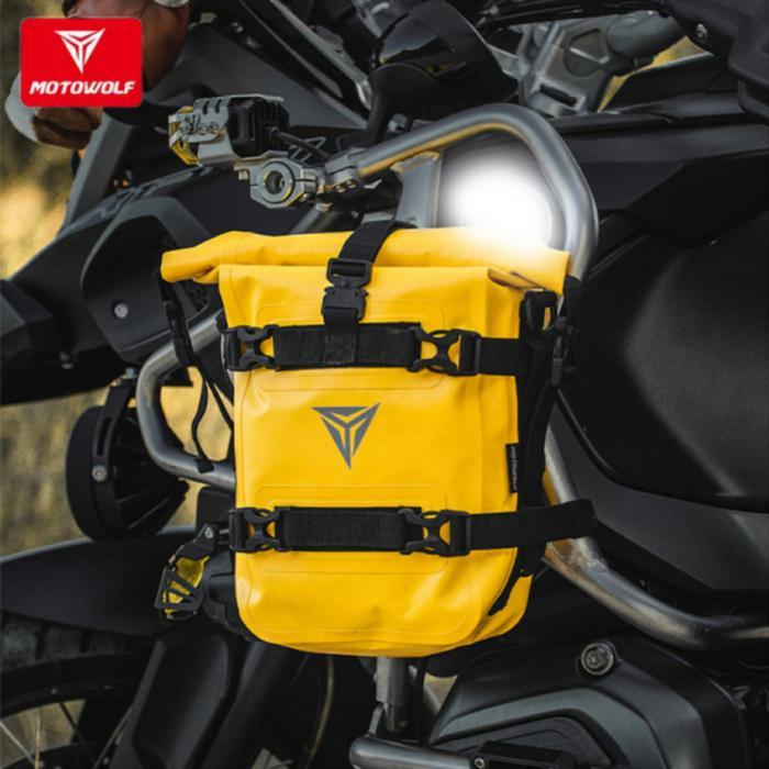 Crashbar Bag Motor Touring Motowolf Side Bag Waterproof Premium