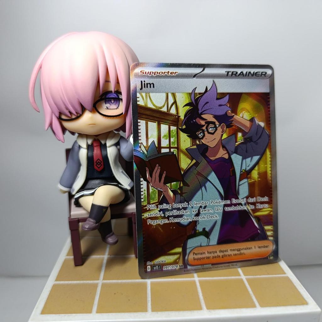 ORI Kartu Pokemon Jim SR Indo G sv1S 097/078 TCG Card Poke Indonesia Scarlet Violet Booster Pack Sup