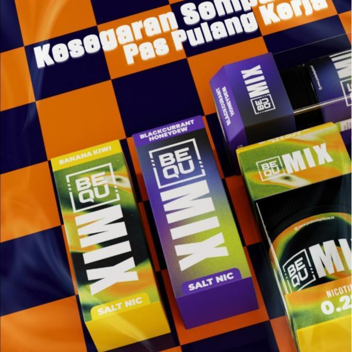 BEQU MIX BANANA KIWI SALT NIC 30ML 30MG BY PODS x FVS