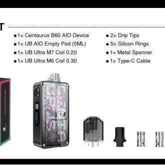CENTAURUS B60 AIO MOD POD KIT 60ML SPECIAL PRICE AUTHENTIC BY LOSTVAPE