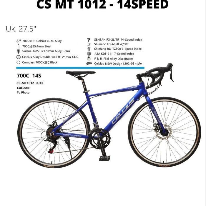 Sepeda Balap Roadbike 700C Celcius Luxe Alloy