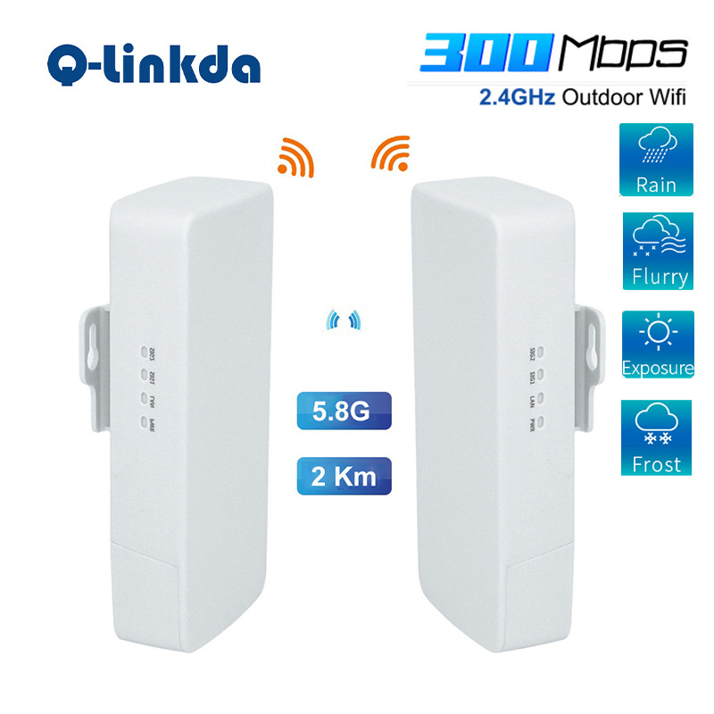 Wireless Wifi Router Bridge 2.4Ghz Outdoor Router 1Km Wifi Range